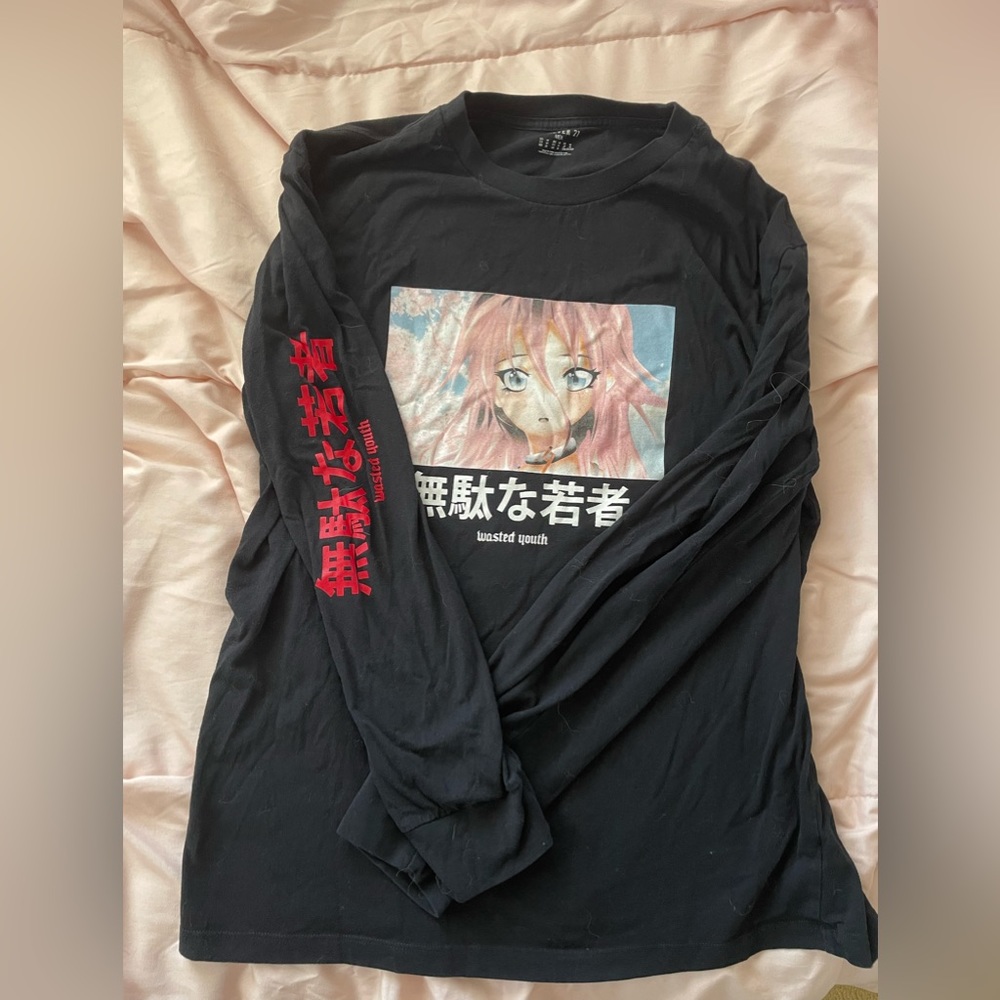 Long sleeve anime shirt